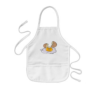 Apron boy girl children egg fried cook kitchen barnförkläde