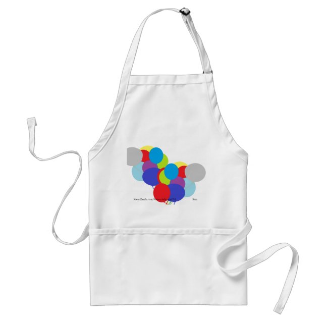 Apron: COLORFULL BALLOONS Förkläde (Framsidan)