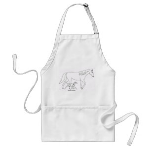 Apron: Dalmatien & Horse Förkläde