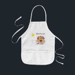 Apron för barn Personalize Barnförkläde<br><div class="desc">Apron för barn. Underbar personlig för Hanukkah,  födelsedag och vardag! Välj ditt favoritteckensnitt stil,  storlekt,  färg och text. "Shmutz" elak "lite " på jiddisch. Ja! Barn gör det!)</div>
