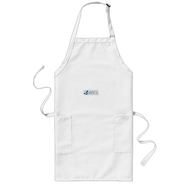 Apron. för IS" s-matlagning Långt Förkläde (Framsidan)