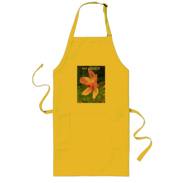 Apron för naturen älskare långt förkläde (Framsidan)