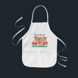 Apron Gift för barn Personalize Barnförkläde<br><div class="desc">Apron för barn. Underbar gåva till helgdagarna! "Shmutz" elak "lite " på jiddisch! Ja! Barn gör det!) Anpassa med ditt favoritteckensnitt stil, storleka, färg och text. Storlek: Barnmålning, teckning, hantverk - all underbar verksamhet, men hård mot kläder. Den här barnlånga plattan kommer att behålla kläderna snygga och rena. Den har...</div>