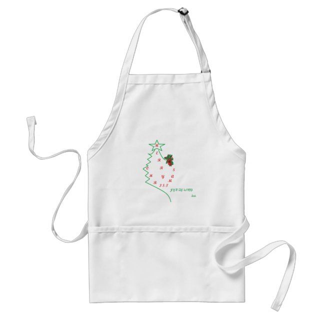 Apron: GOD JUL Förkläde (Framsidan)
