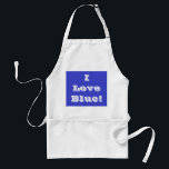 Apron I Kärlek Blue Förkläde<br><div class="desc">Apron I Kärlek Blue</div>