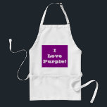 Apron I Kärlek Lila Förkläde<br><div class="desc">Apron I Kärlek Lila</div>