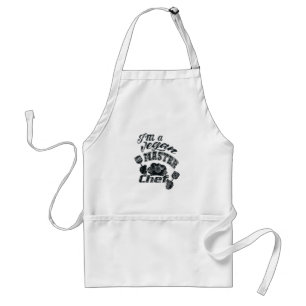Apron, jag är en Vegan-mästare Chef Förkläde
