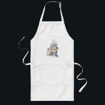 Apron Långt Förkläde<br><div class="desc">Gnome Svein of Narvik var ingen vanlig bagare. I den arktiska cirkelns snöskugga hade hans rykte stigit som de duger han behärskade. Han var hantverkare av ätbar konst, känd för sin Julekake säsong-perfektion, krumkakas intrikata design och Sunnmørsbrøds hjärtliga tillfredsställelse.</div>