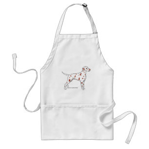 Apron: Liver-Spoted Dalmatian Förkläde