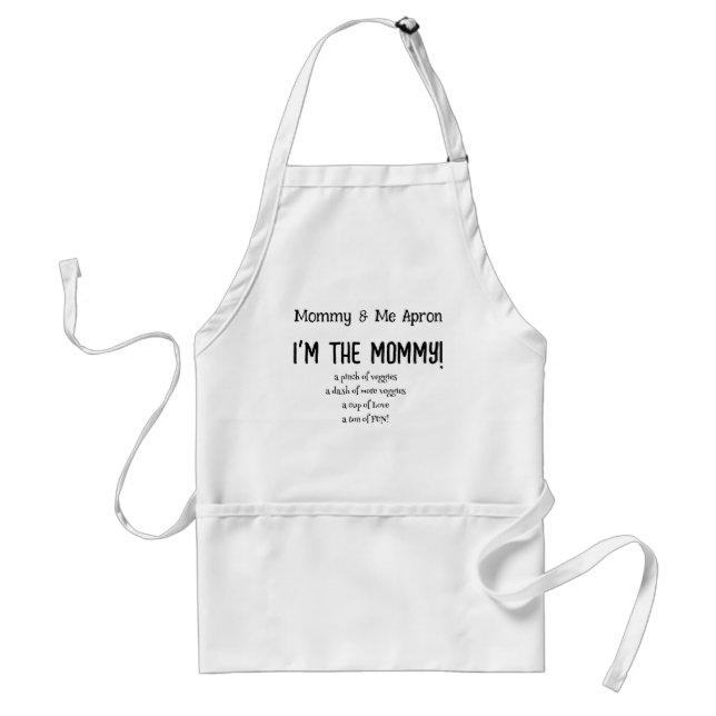 APRON - Mamma & Me Apron - for Women - FUNNY GIFT Förkläde (Framsidan)