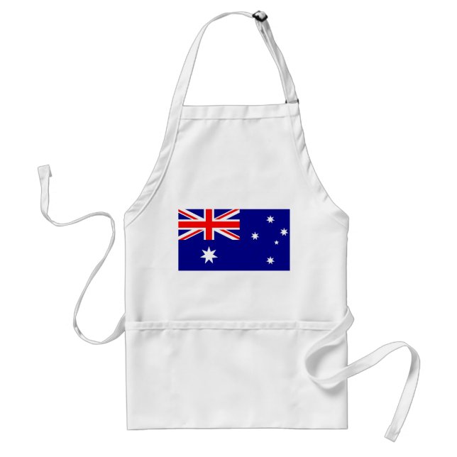 Apron med Australiens Flagga Förkläde (Framsidan)