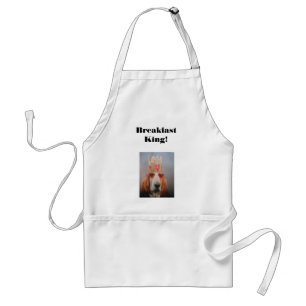 Apron med Basset Hound Kung Förkläde
