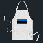 Apron med Estlands Flagga Förkläde<br><div class="desc">Lägg till ett patriotiskt fläkt i ditt kök med den här snyggten som visar Estlands flagga! Den här plattan är utformad med både praktisk och nationell pride i åtanke och har en levande och djärv utformning som visar det estniska flagga ikonblå, svarta och vita rand. Oavsett om du lagar mat,...</div>