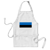 Apron med Estlands Flagga