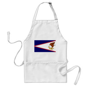 Apron med Flagga av American Samoa, USA. Förkläde