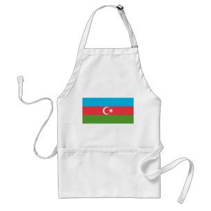 Apron med Flagga av Azerbajdzjan Förkläde