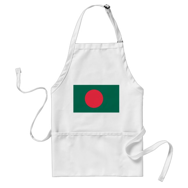 Apron med Flagga av Bangladesh Förkläde (Framsidan)