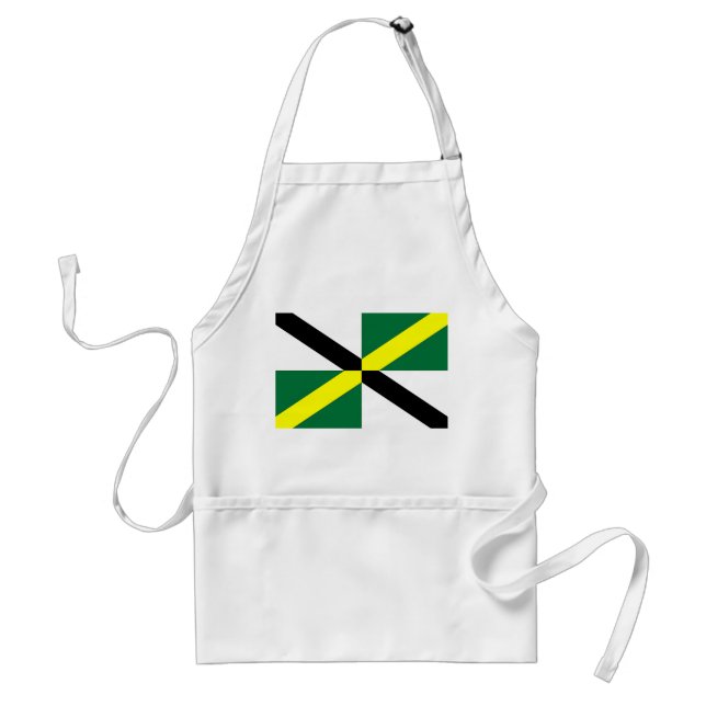 Apron med Flagga av Monterey City, Kalifornien-sta Förkläde (Framsidan)