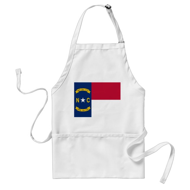 Apron med Flagga av North Carolina, USA Förkläde (Framsidan)