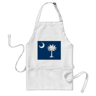 Apron med Flagga av South Carolina, USA Förkläde