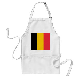 Apron med Flagga Belgien Förkläde