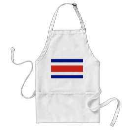 Apron med Flagga Costa Rica Förkläde