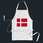 Apron med Flagga Danmark Förkläde<br><div class="desc">Inledning av vår snyggt Apron med Flagga Danmark - en perfekt blandning av skandinaviskt elegans och praktisk funktionalitet! Den här plattan, som med stor noggrannhet och noggrannhet är uppbyggd kring detaljer, uppvisar stolt den koniska flagga i Danmark, med sitt feta röda fält och träffande vita kor. Genom att symbolisera nationens...</div>