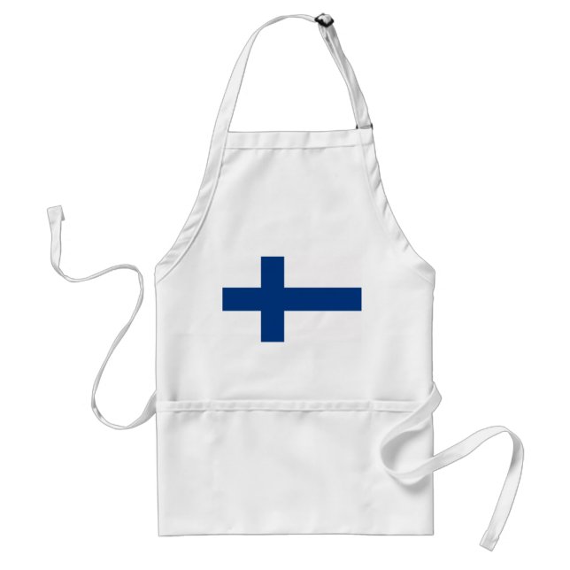 Apron med Flagga Finland Förkläde (Framsidan)