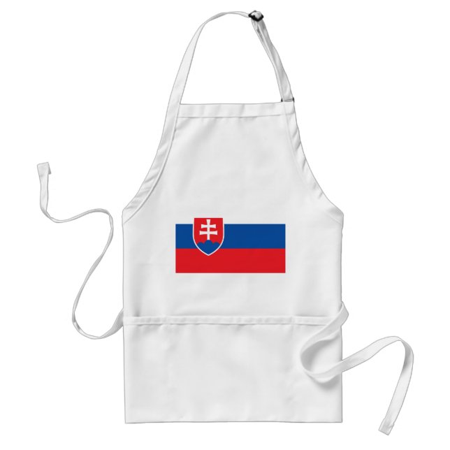 Apron med Flagga i Slovakien Förkläde (Framsidan)
