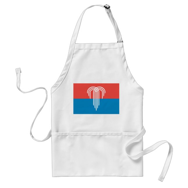 Apron med Flagga Kansas City, Missouri Förkläde (Framsidan)