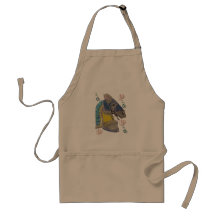 Apron med Horse Illustration