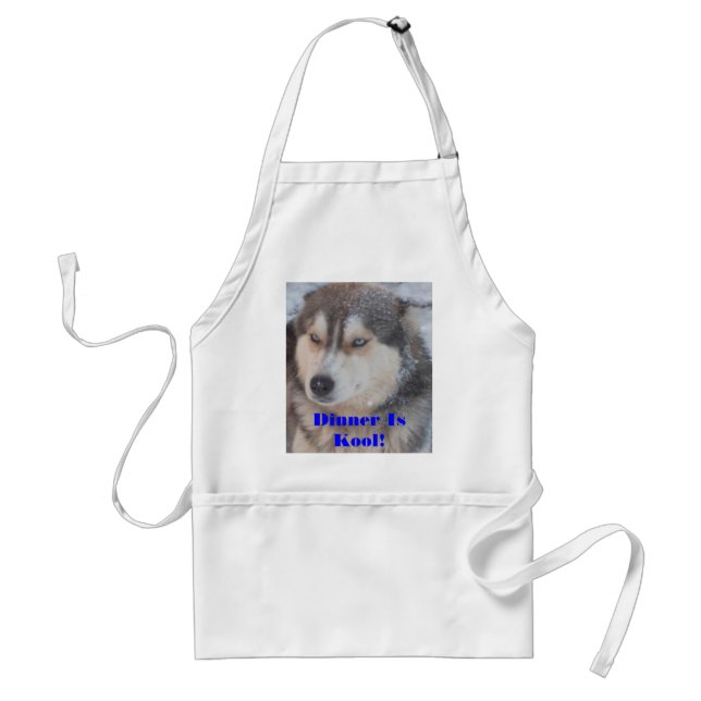 Apron med Husky Förkläde (Framsidan)