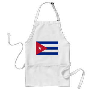 Apron med Kuba Flagga Förkläde