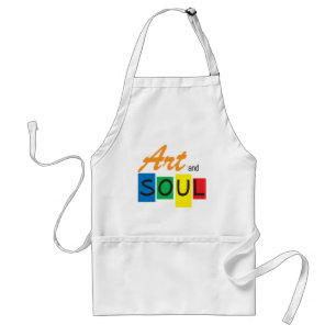 Apron med lite konst och Soul Förkläde