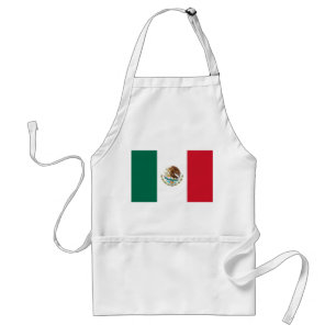 Apron med Mexikos Flagga Förkläde
