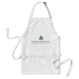 Apron med naturligt glutenfri Logotyp Förkläde