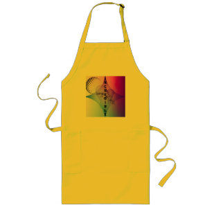 Apron med unik design mönster långt förkläde