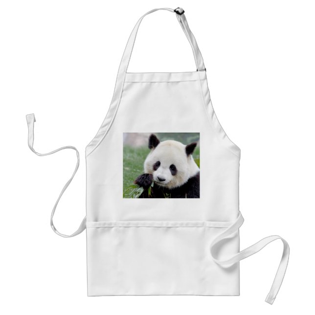 Apron Photo jätte panda , djur 0082. Förkläde (Framsidan)