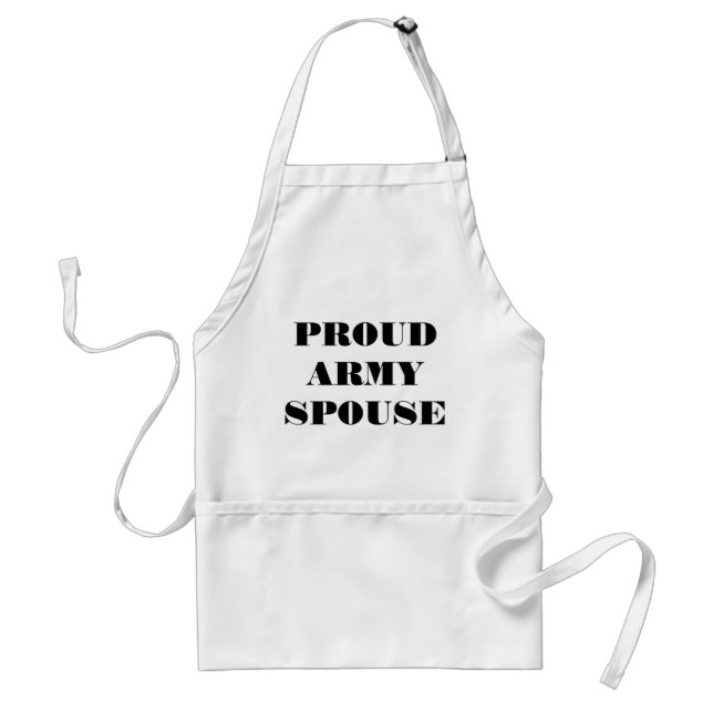Apron Proud Army-make Förkläde (Framsidan)