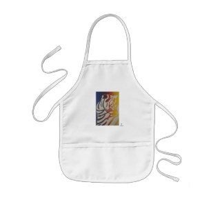 Apron ’Rainbow Zebra’ Barnförkläde