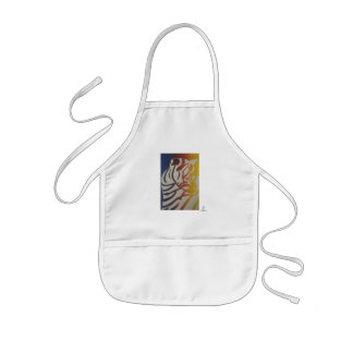 Apron ’Rainbow Zebra’ Barnförkläde