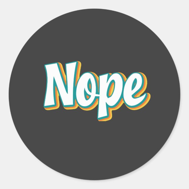 Apron Runt Klistermärke (Framsida)