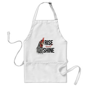 Apron ~ Stiga upp och Shine Chicken Förkläde