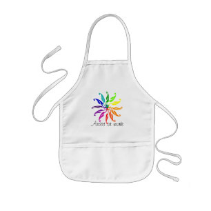 Apron - Stylized Färg Wheel Barnförkläde