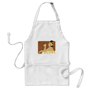 Apron: Vintage Rajah-kaffe Förkläde