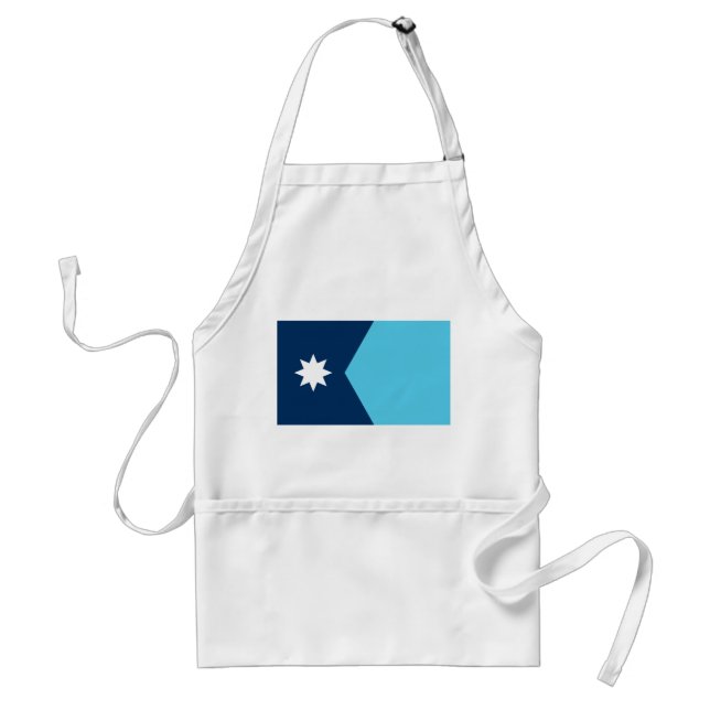 Apron with Flag of Minnesota, USA Förkläde (Framsidan)