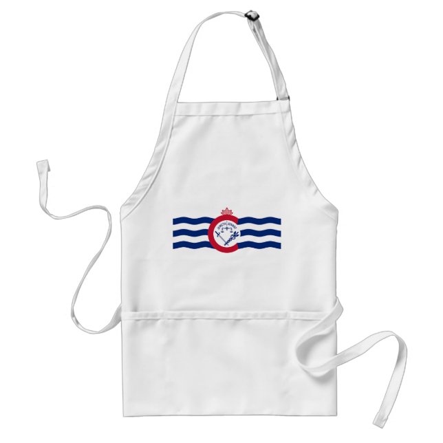Apron with Flagga of Cincinnati, Kalifornien State Förkläde (Framsidan)