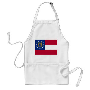 Apron with Flagga of Georgia, USA Förkläde