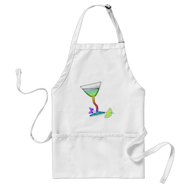 APRONS - BUTTERFLY MARTINI FÖRKLÄDE (Framsidan)
