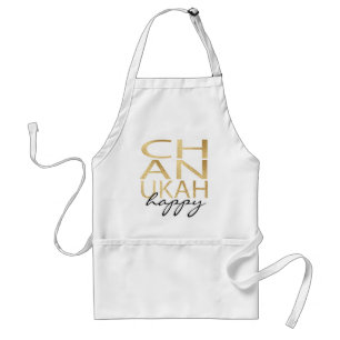 Aprons Chanukah Lycklig Förkläde